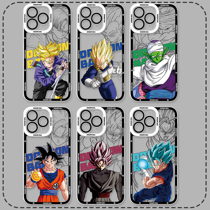 Phone Cases Black - D-Dragon Ball GOKU BLACK VEGETA Soft