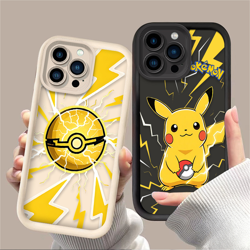 Phone Cases Cute - Cartoon Cute P-Pokemon Pikachu Soft Phone