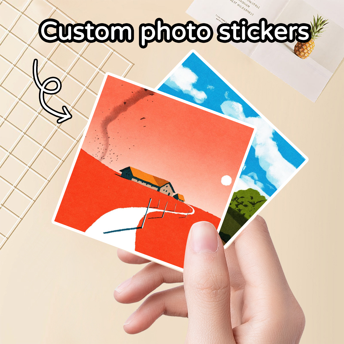 Phone Cases You Can Customize - Customized picture stickers can personalize your