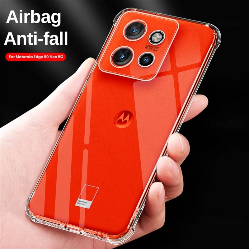 Phone Cases Motorola Edge 2025 - Ultra-Thin TPU Clear Case for Motorola