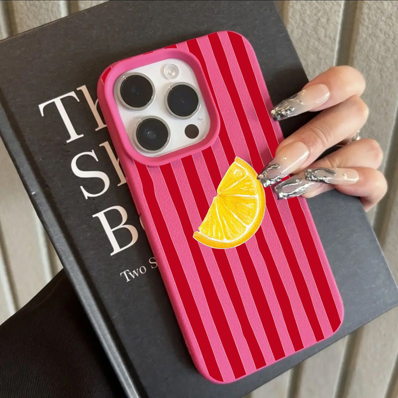 Phone Cases For Iphone 12 Pro Max - Fashion Lemon Pattern TPU Silicone Phone