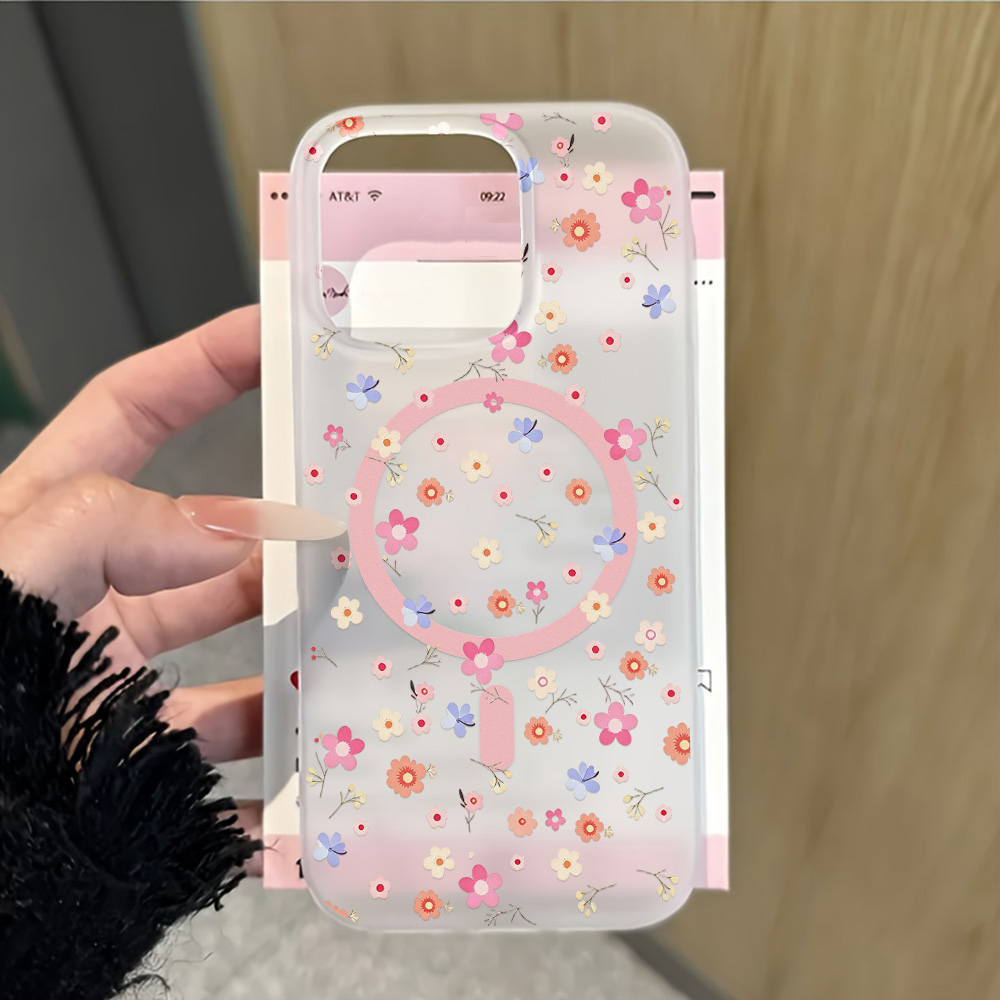 Phone Cases With Magsafe - Flower Clear For Magsafe Phone Case