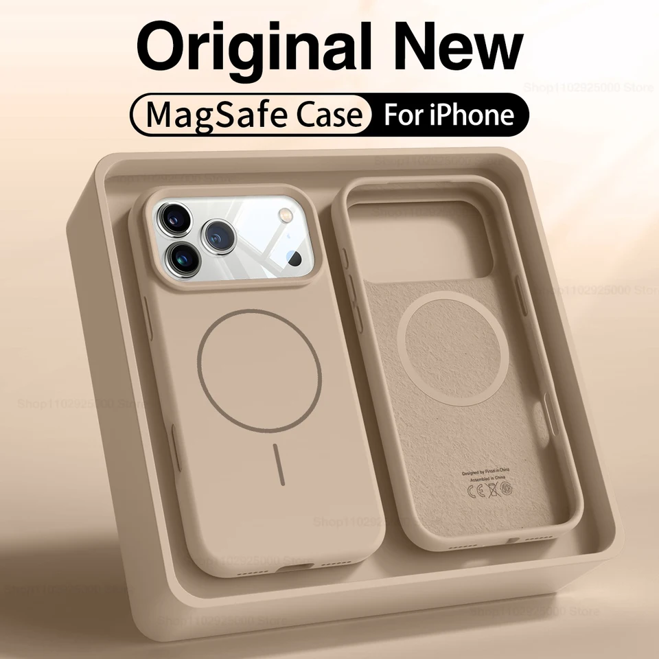 Phone Cases With Magsafe - Magnetic Original Liquid Silicone Case For