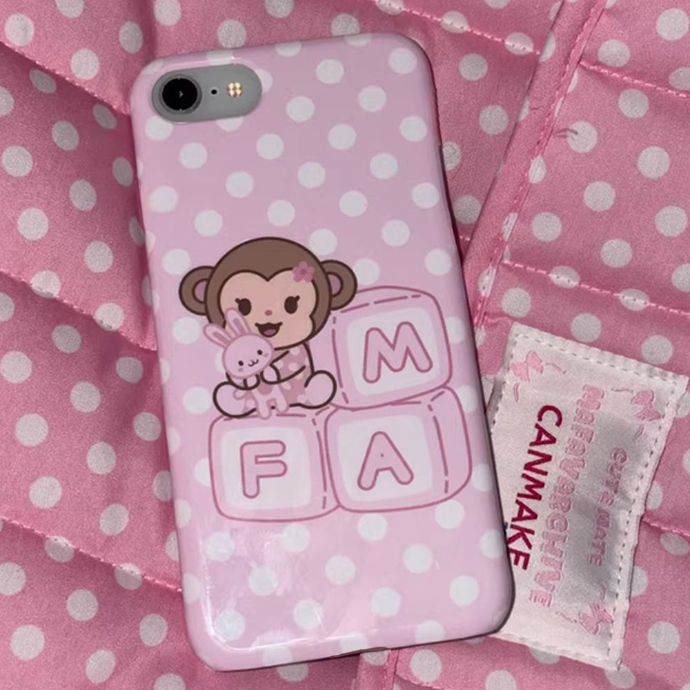 Phone Cases Pink - Korean Cartoon Sweet Pink Cute Little