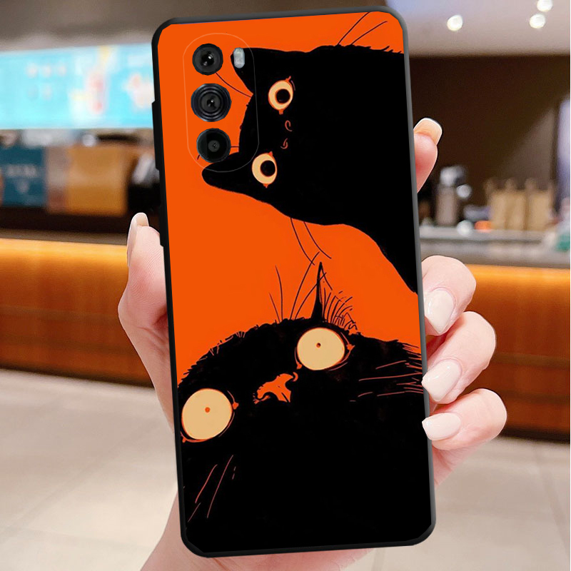 Phone Cases Motorola Edge 2025 - Cute Cat Cartoon Phone Case For
