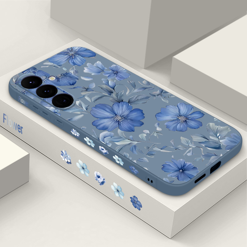 Phone Cases Galaxy S23 - Flowers Plant Pattern Phone Case For