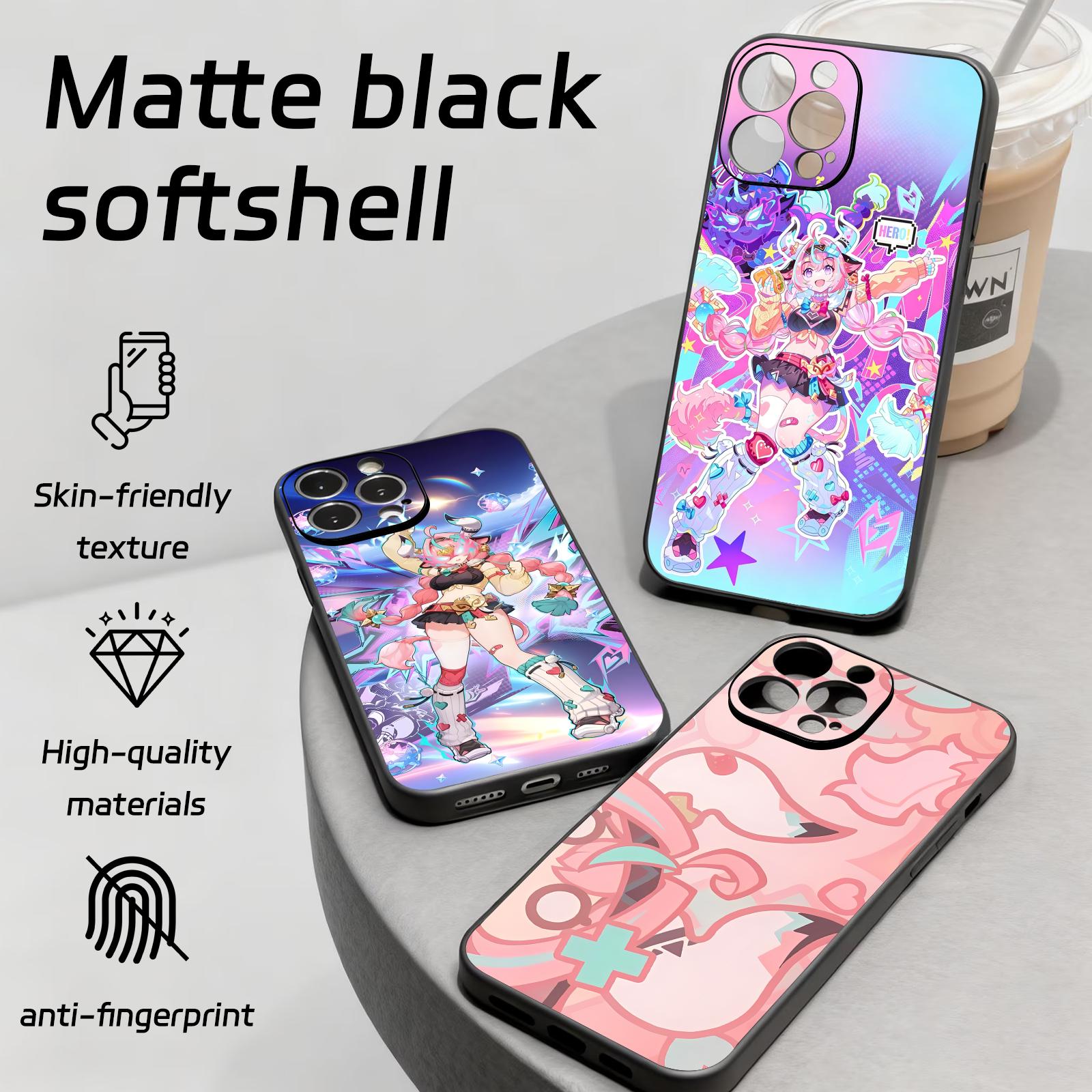 Phone Cases Black - genshin impact Varesa Phone Case For