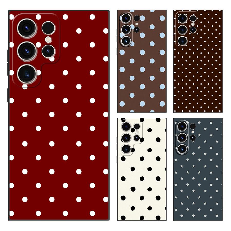 Retro Polka Dots Funda Phone C – Phone Cases Galaxy S23 recenzja i cena