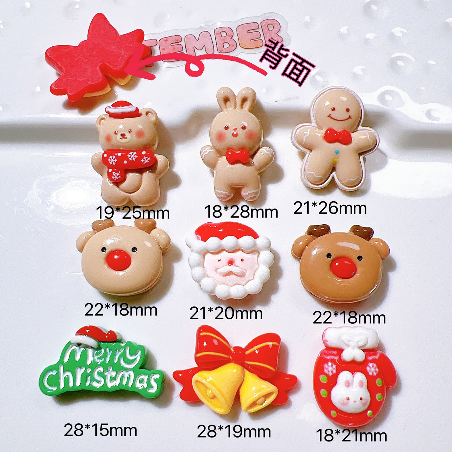 10pcs Santa Claus Snowman Bell – Phone Cases With Charms recenzja i cena