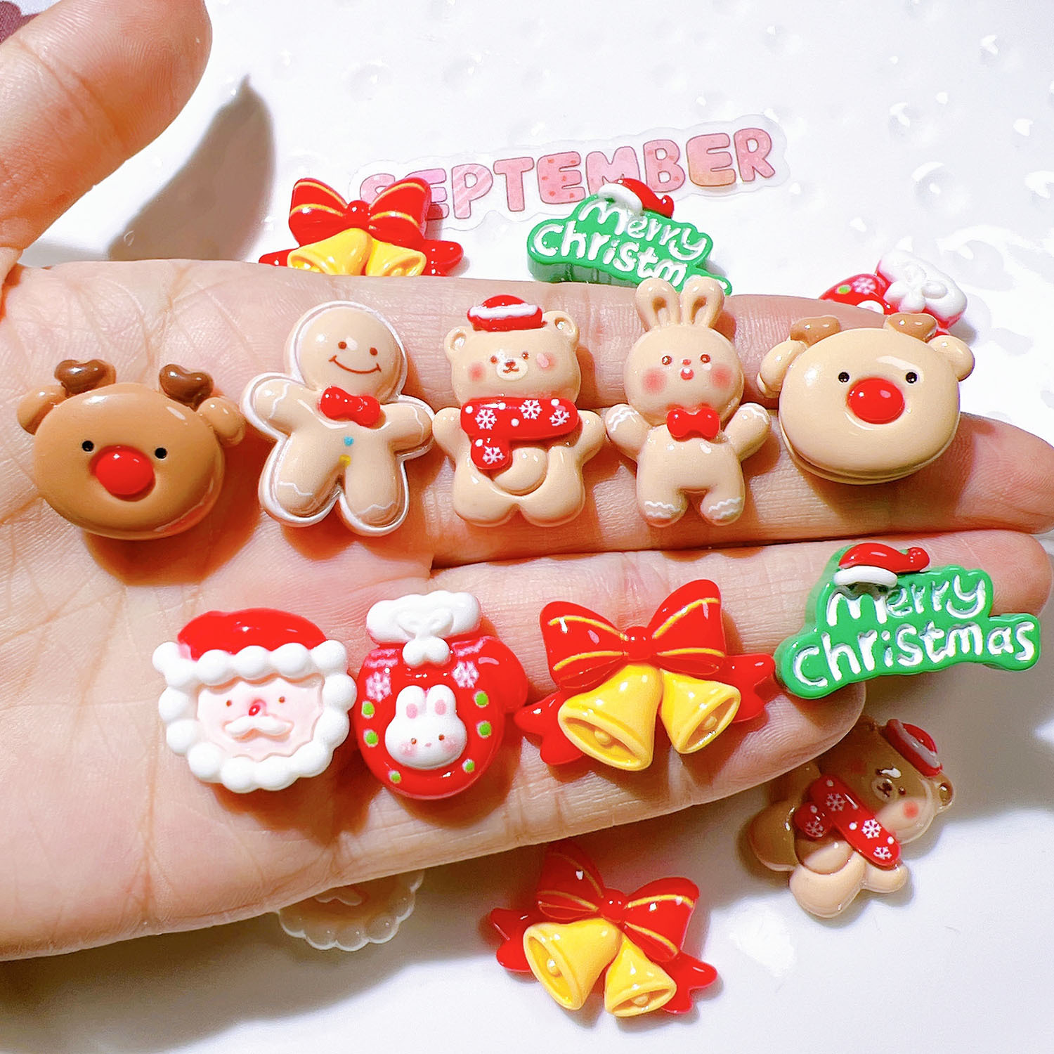 10pcs Santa Claus Snowman Bell – Phone Cases With Charms recenzja i cena