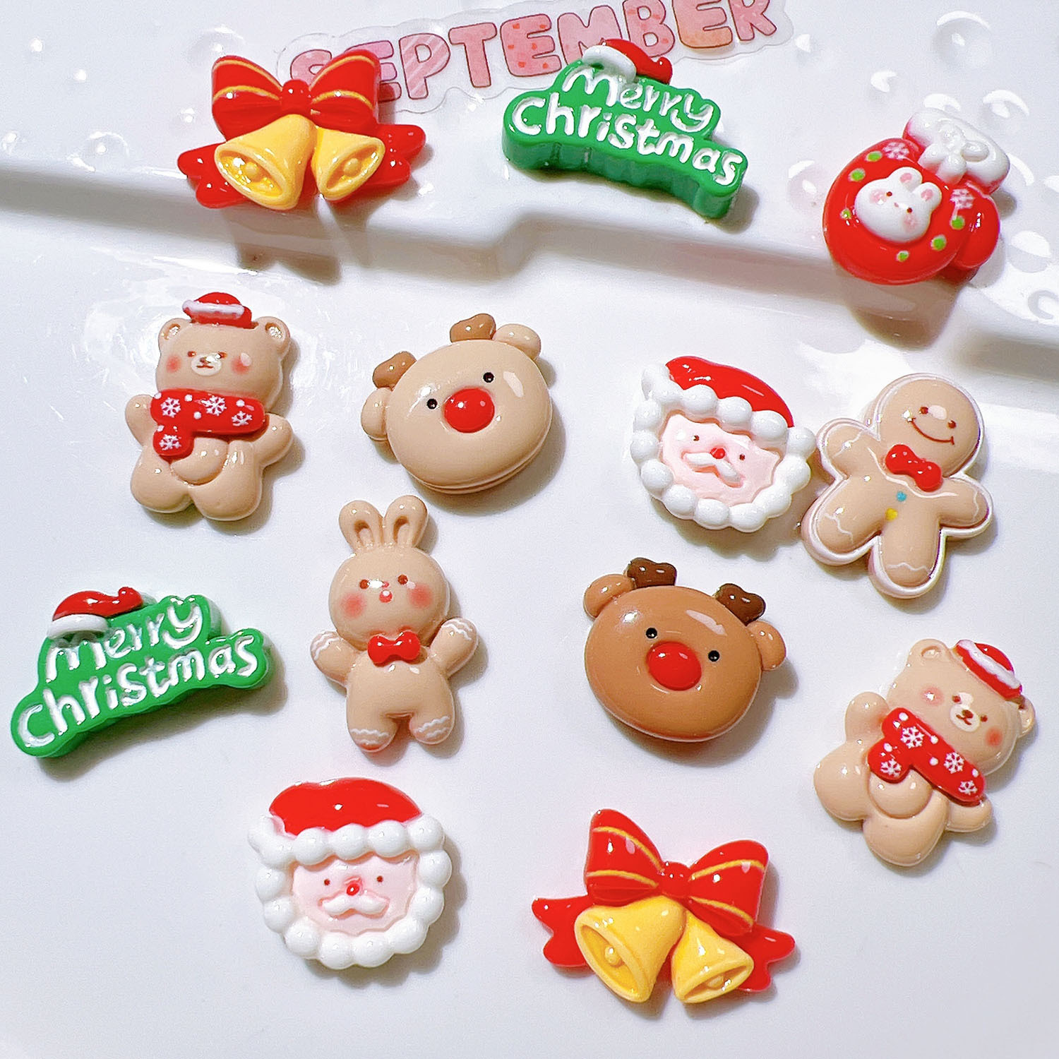 10pcs Santa Claus Snowman Bell – Phone Cases With Charms recenzja i cena