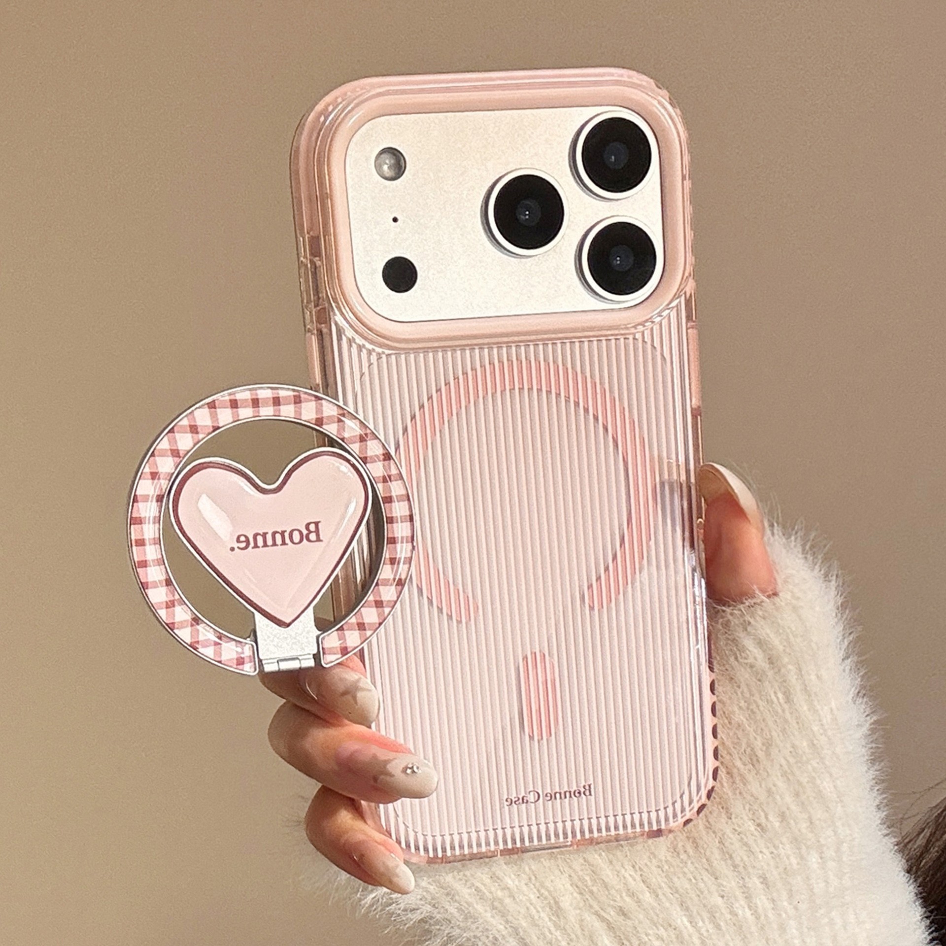Korean Magnetic Fold Love Hear – Phone Cases Girly recenzja i cena