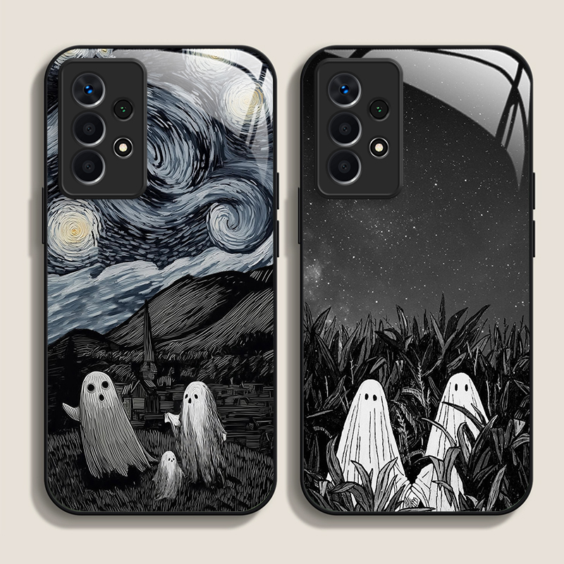 Funny Ghost Abstract Art Patte – Phone Cases For Samsung S21 5G recenzja i cena