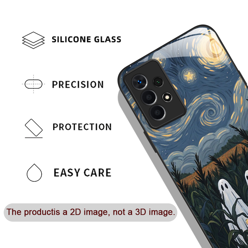 Funny Ghost Abstract Art Patte – Phone Cases For Samsung S21 5G recenzja i cena