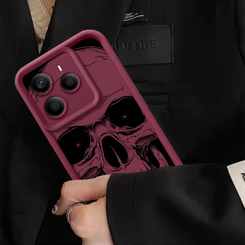 Cool Black Skull Print Phone C – Phone Cases Black recenzja i cena
