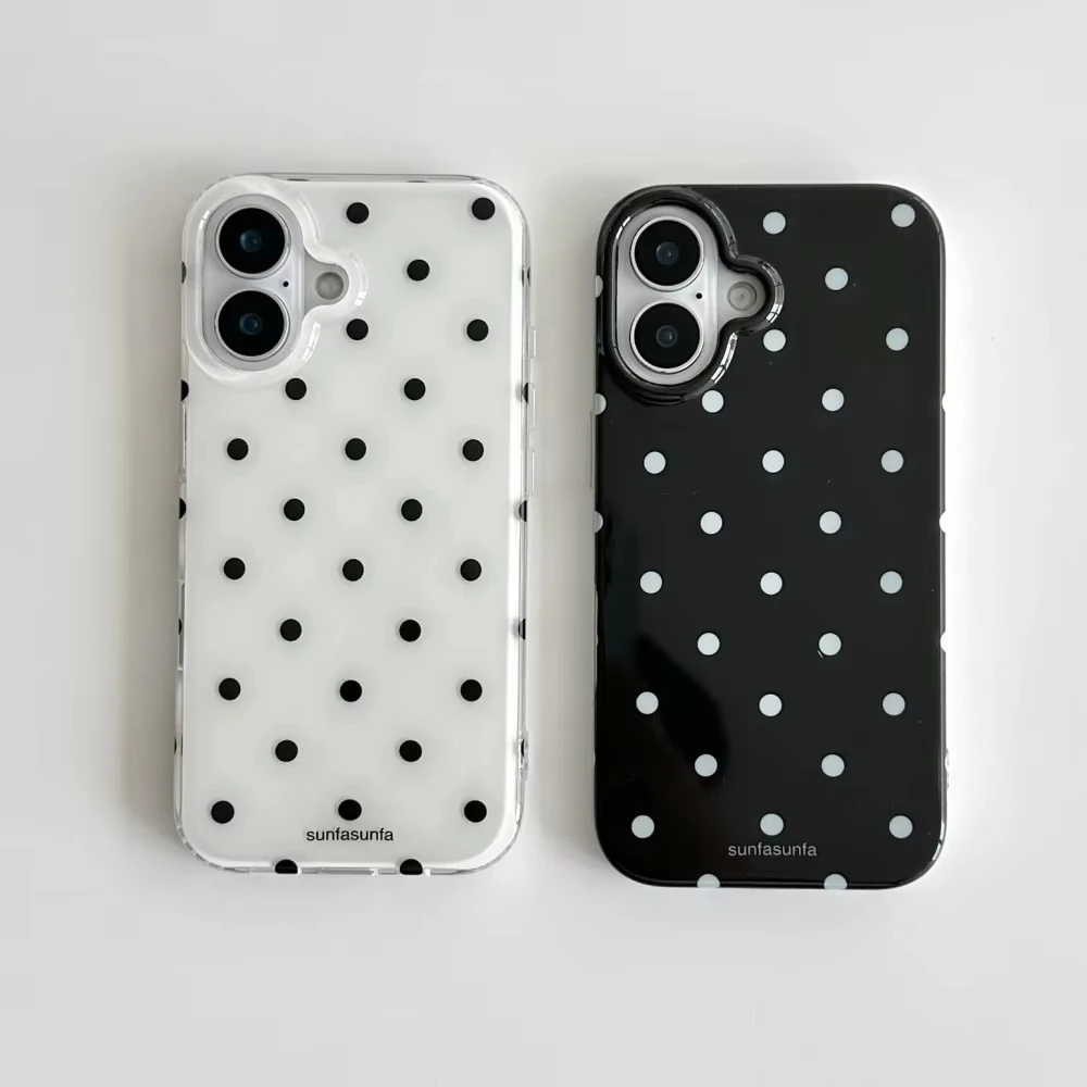 Minimalist Black and White Pol – Phone Cases Black recenzja i cena