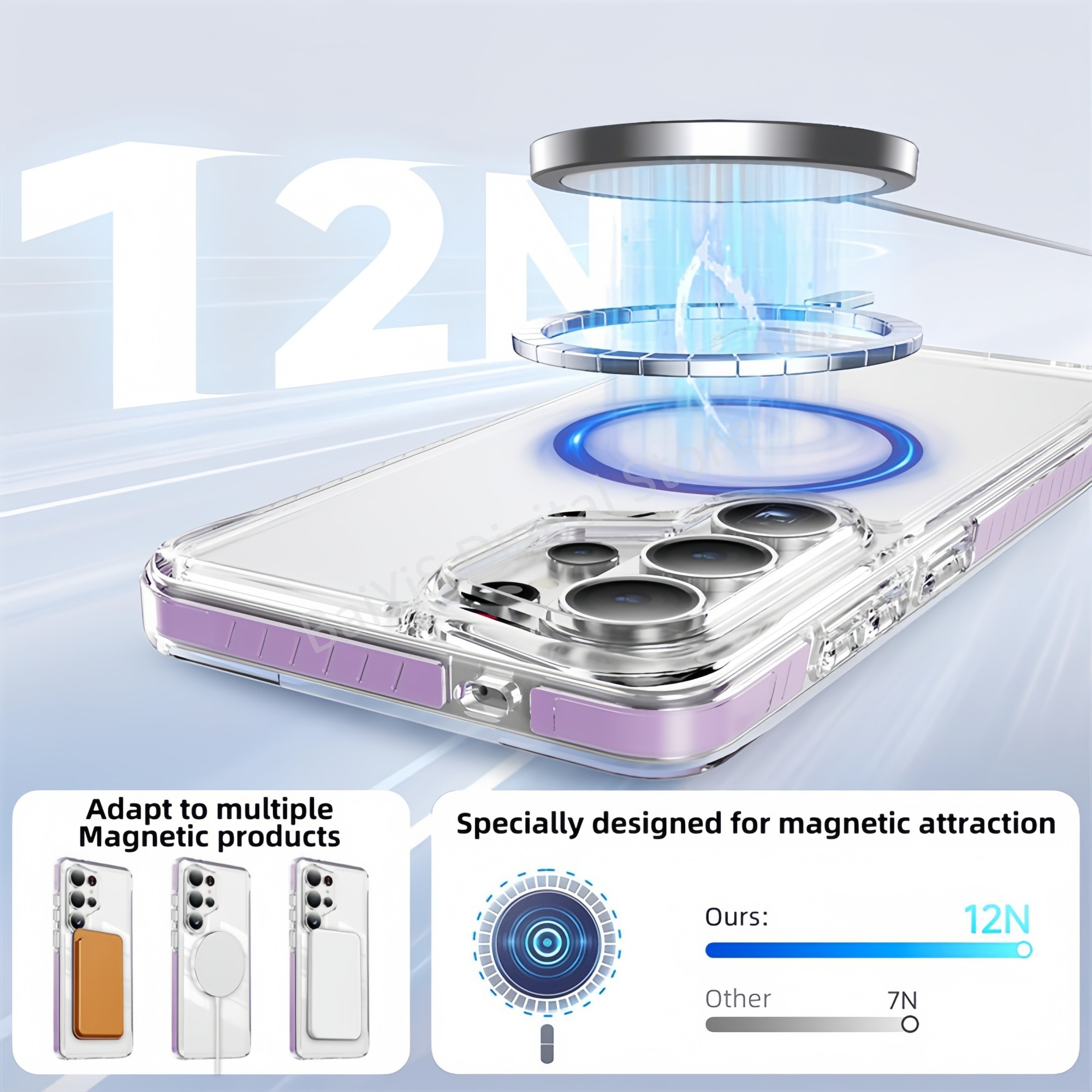 Transparent For Magsafe Phone  – Phone Cases Yellow recenzja i cena
