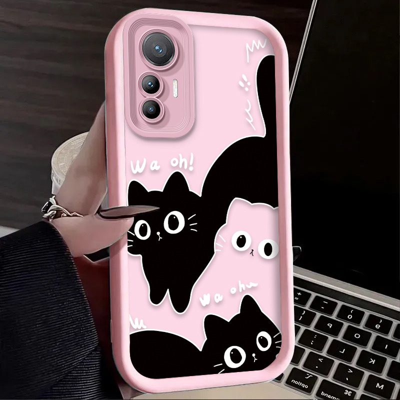 Lovely Black Cat Phone Case Fo – Phone Cases Black recenzja i cena