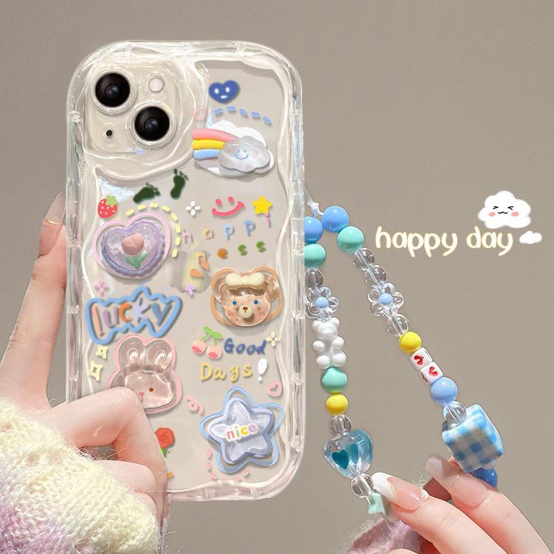 Clear 3D Bear Hang Case For OP – Phone Cases Aviation recenzja i cena