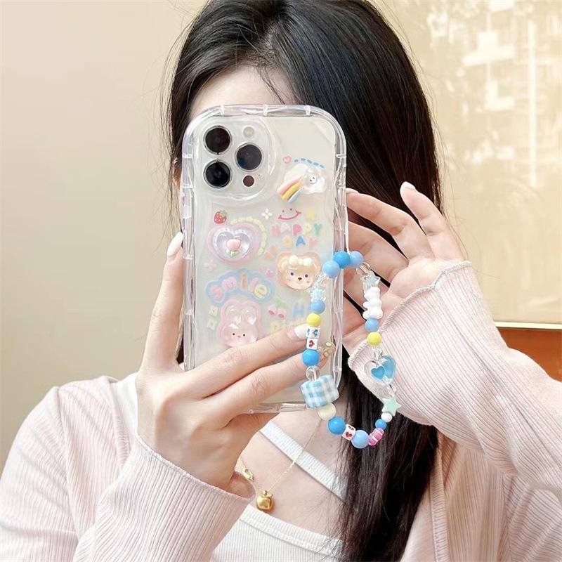 Clear 3D Bear Hang Case For OP – Phone Cases Aviation recenzja i cena