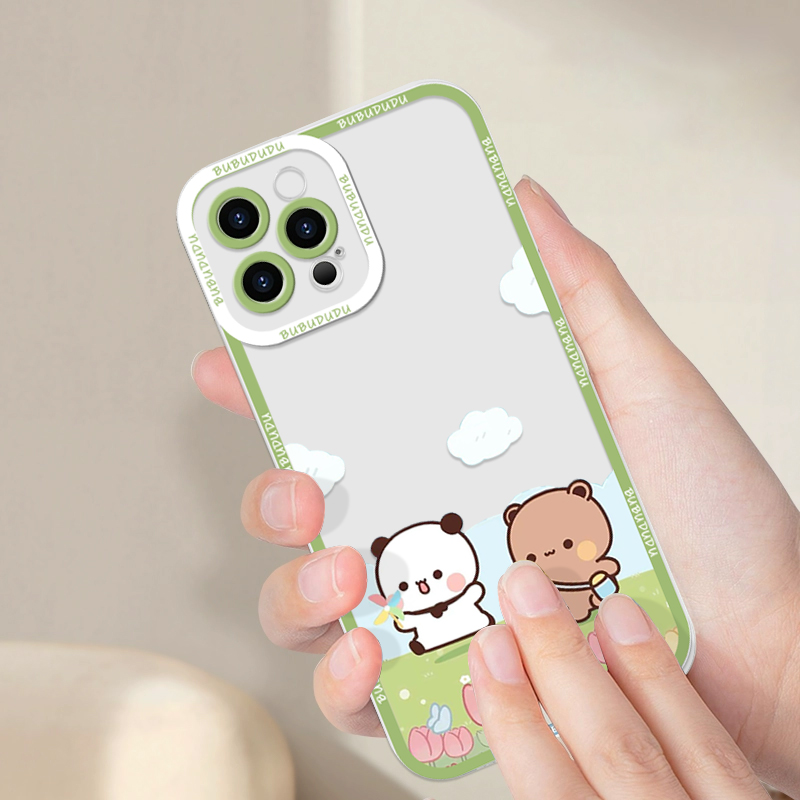 Cute BUBU DUDU Couple Clear Ph – Phone Cases Cute recenzja i cena