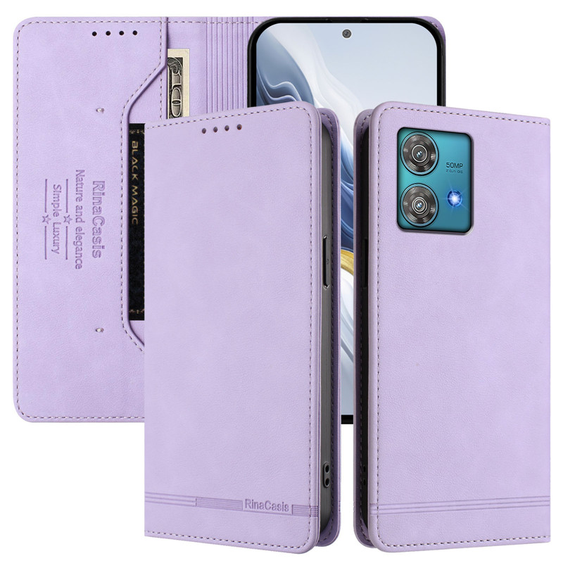 Leather Retro Anti-theft Walle – Phone Cases Motorola Edge 2025 recenzja i cena