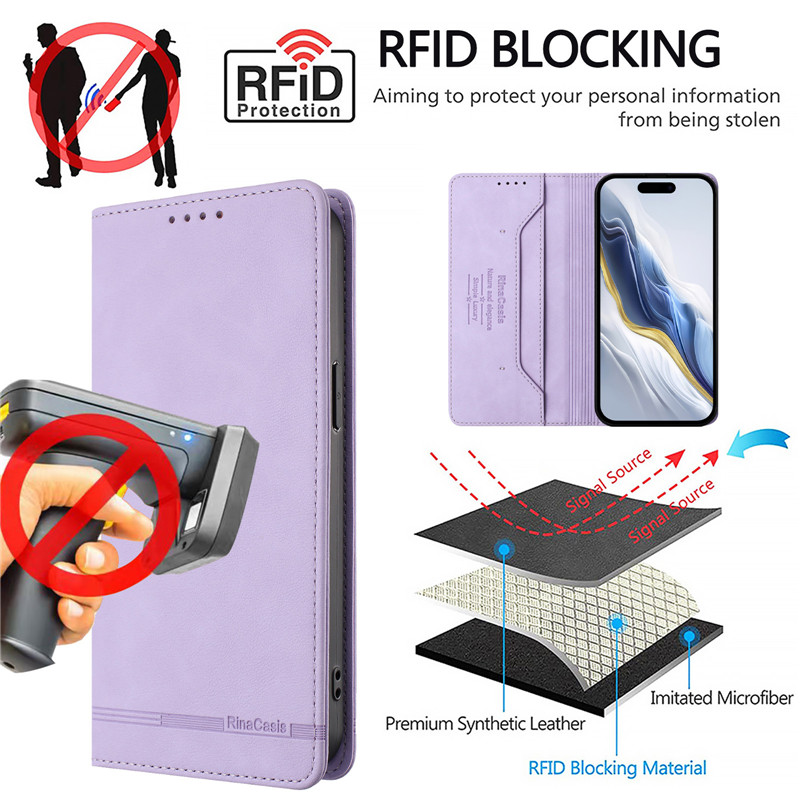 Leather Retro Anti-theft Walle – Phone Cases Motorola Edge 2025 recenzja i cena