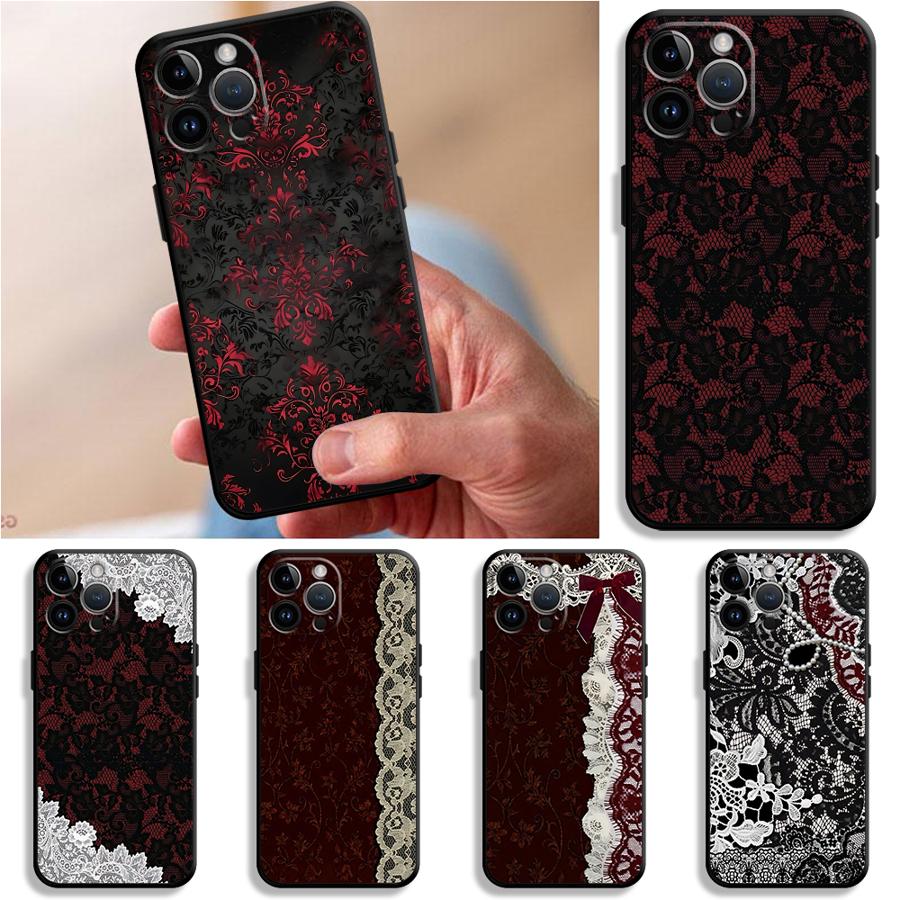 Black And Red Sexy Lace Phone  – Phone Cases Black recenzja i cena