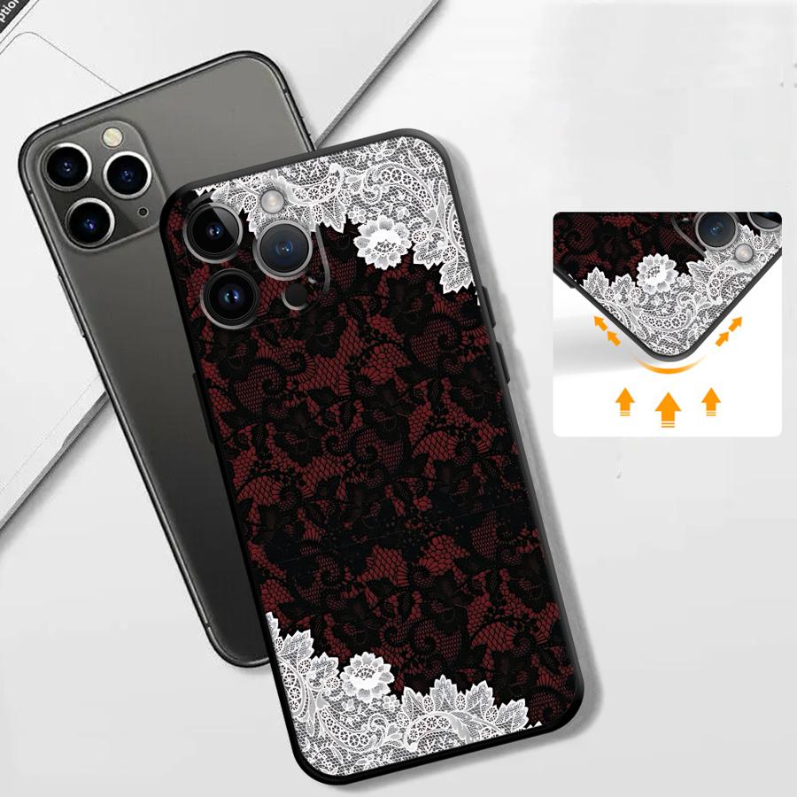 Black And Red Sexy Lace Phone  – Phone Cases Black recenzja i cena