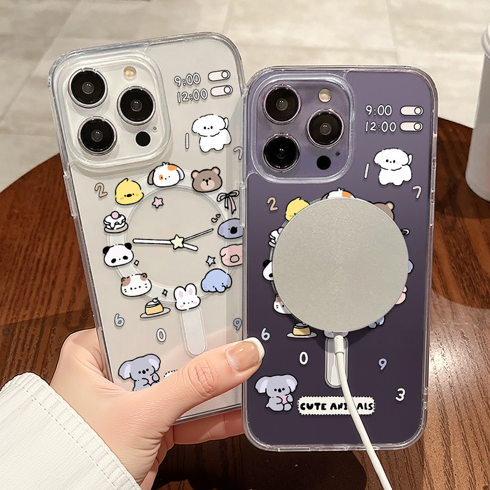 Cute Cartoon Animals Phone Cas – Phone Cases With Magsafe recenzja i cena