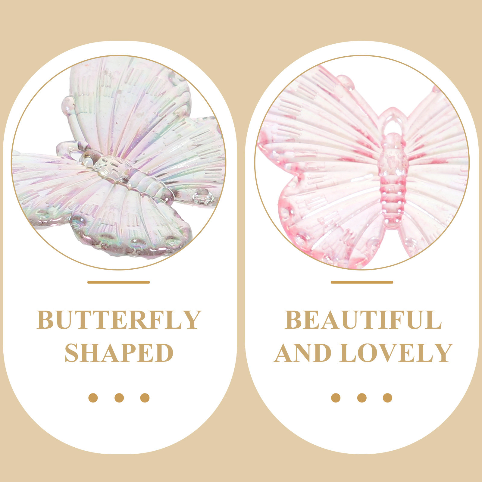 40Pcs Electroplated Butterfly  – Phone Cases With Charms recenzja i cena