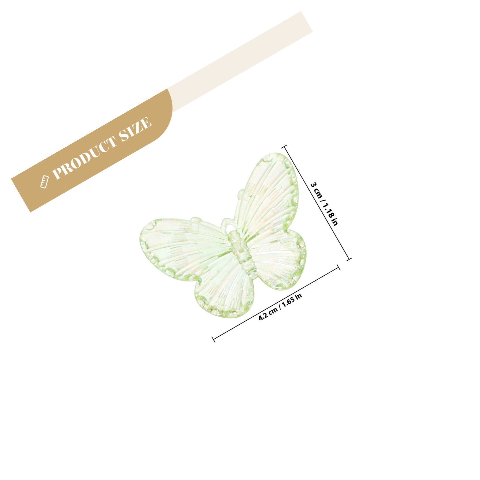 40Pcs Electroplated Butterfly  – Phone Cases With Charms recenzja i cena