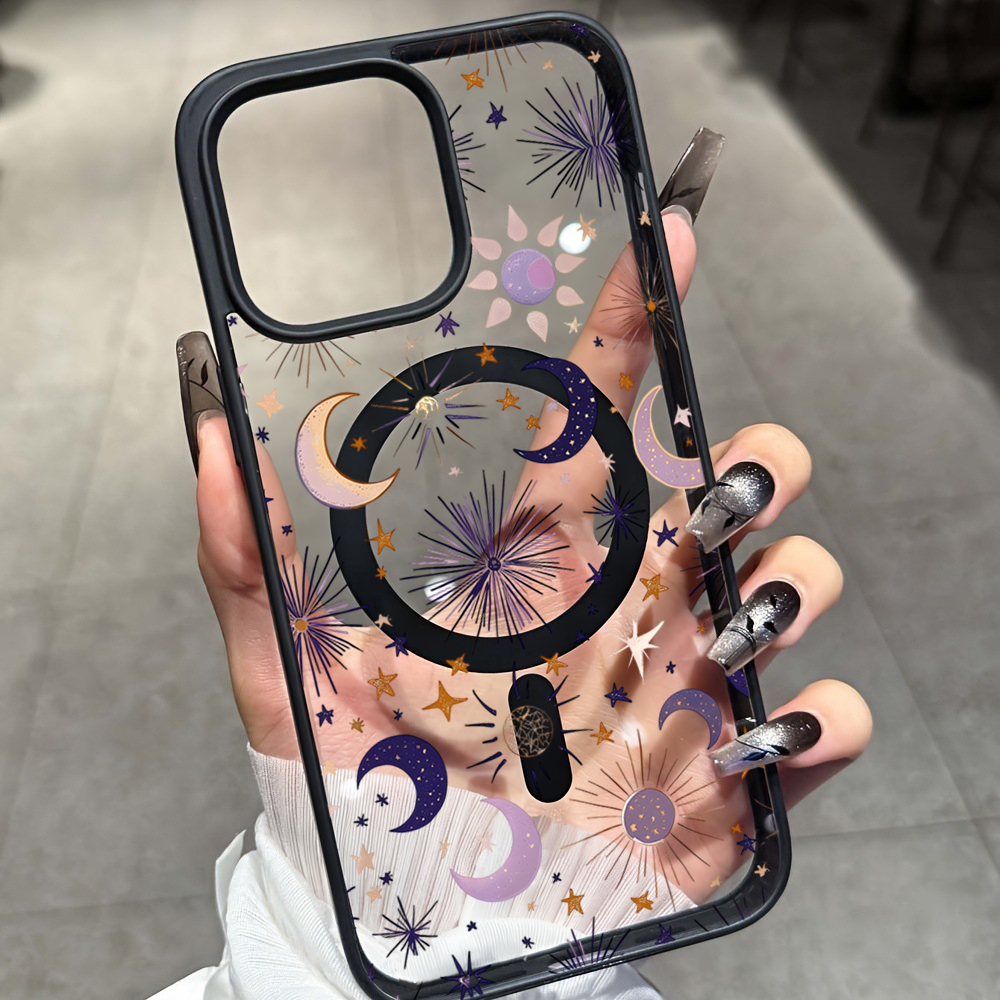 Stars Moon Y2K Clear Case For  – Phone Cases With Magsafe recenzja i cena