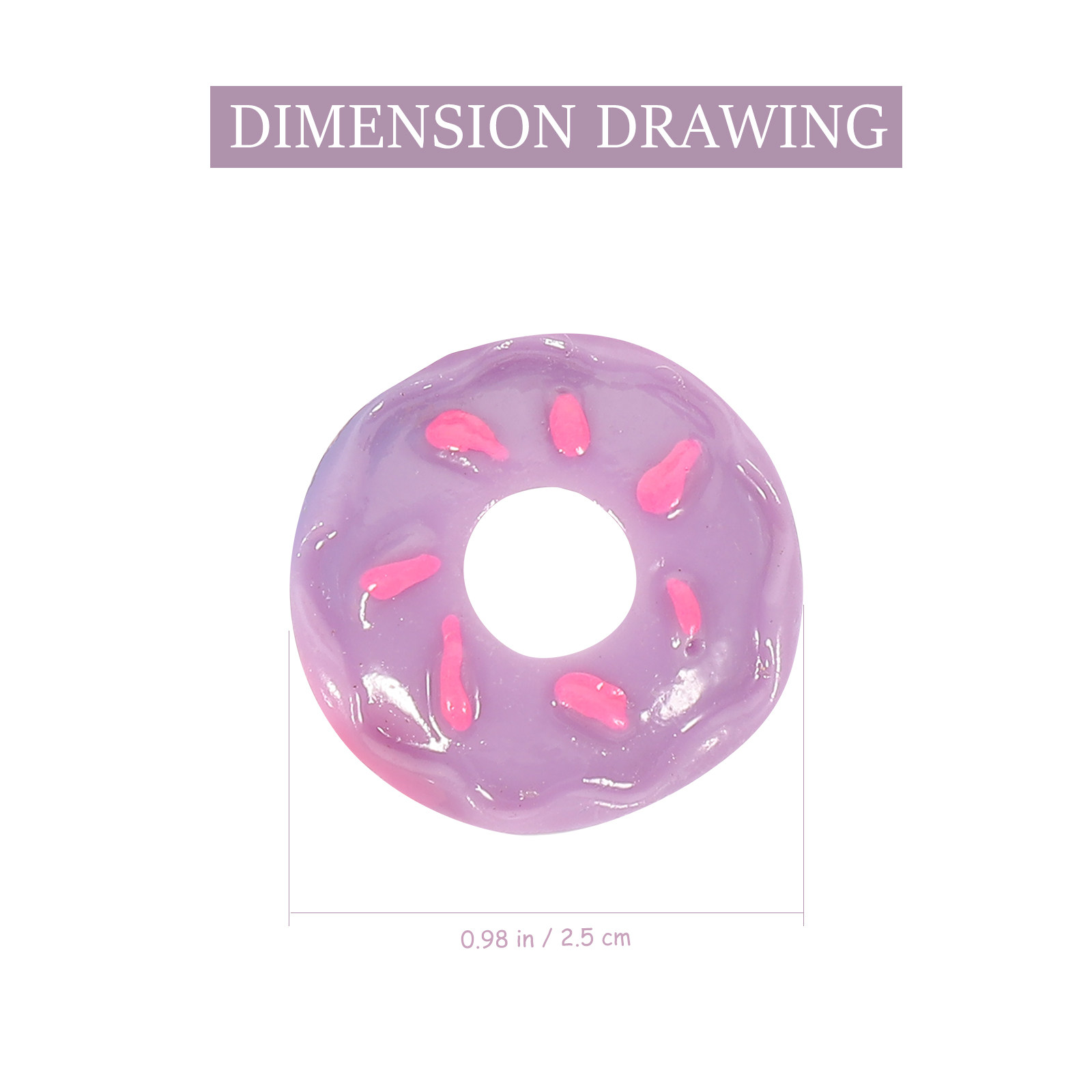 30Pcs Simulation Donut Resin C – Phone Cases With Charms recenzja i cena