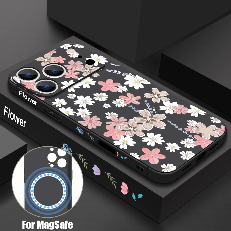 White Flower Case For iPhone 1 – Phone Cases With Magsafe recenzja i cena