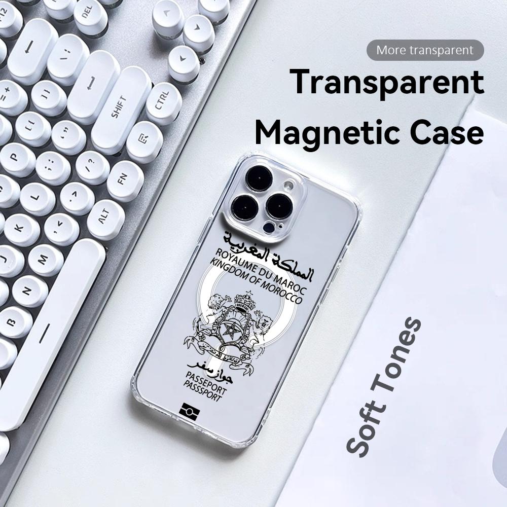 Cool Morocco Passport Phone Ca – Phone Cases With Magsafe recenzja i cena