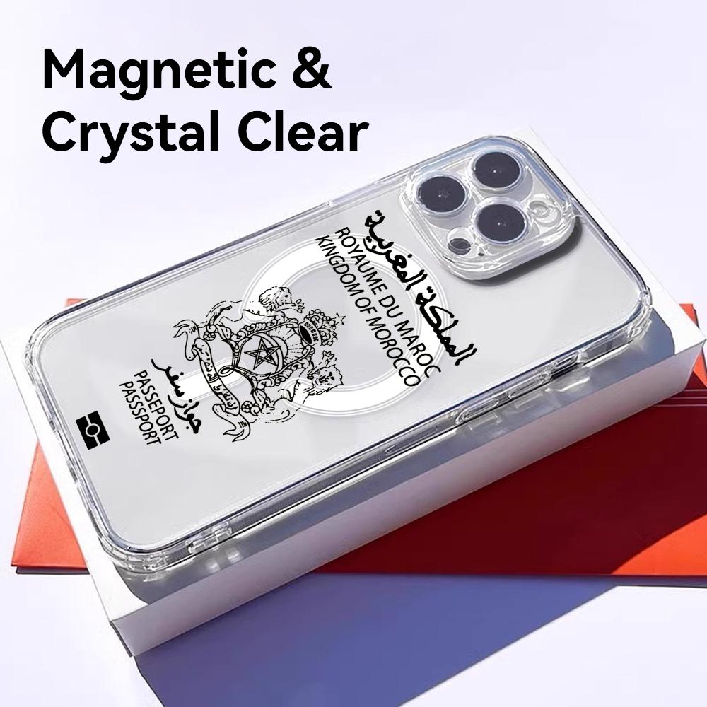 Cool Morocco Passport Phone Ca – Phone Cases With Magsafe recenzja i cena