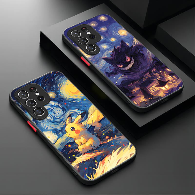 Pokemon Gengar Pikachu Case Fo – Phone Cases For Samsung S21 5G recenzja i cena