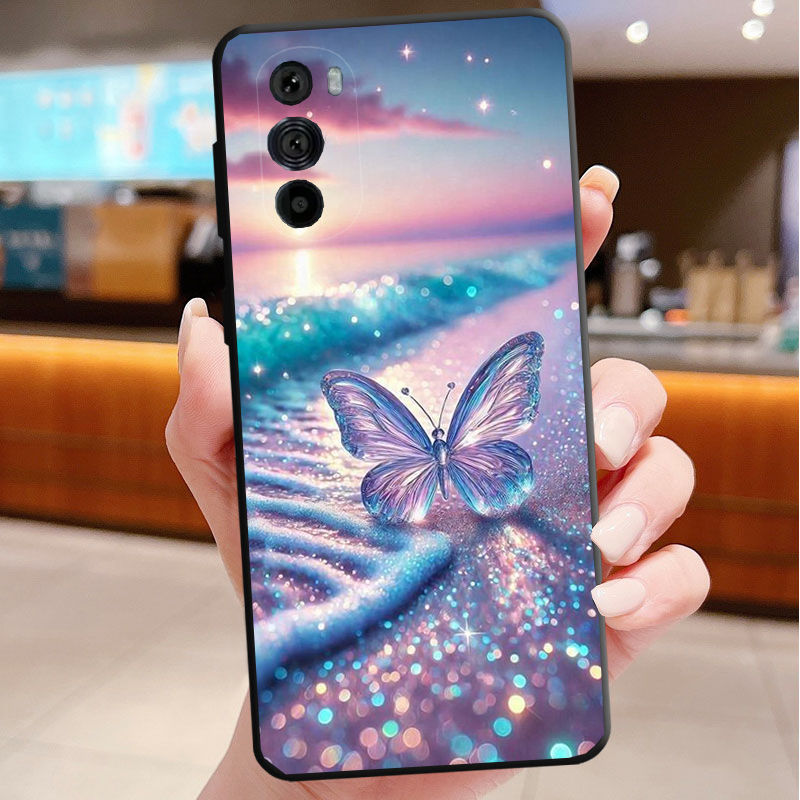 Blue Balck Butterfly Phone Cas – Phone Cases Motorola Edge 2025 recenzja i cena