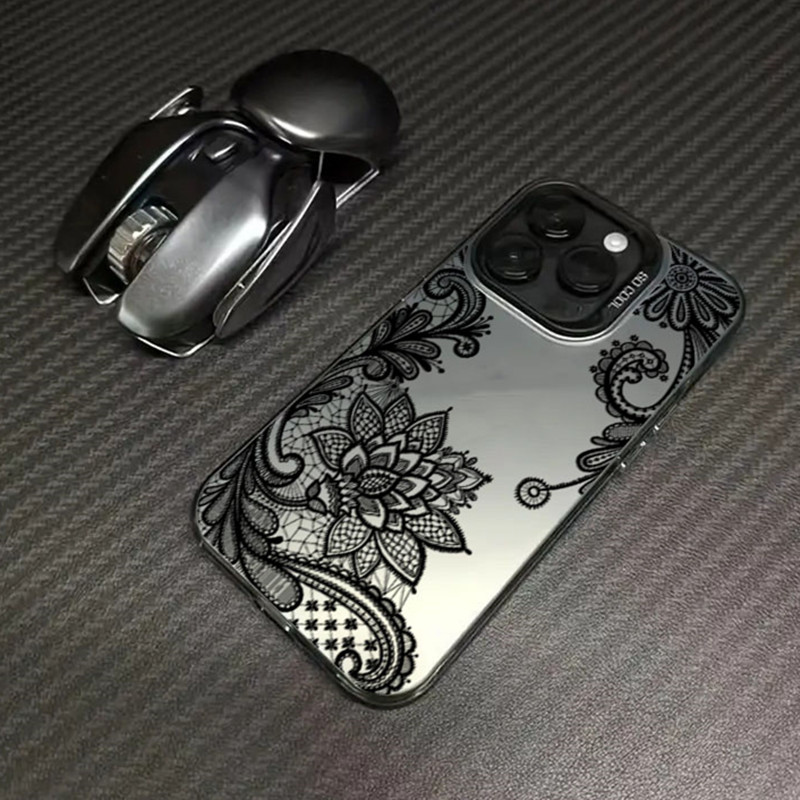 Black lace print New Hot Elect – Phone Cases Black recenzja i cena