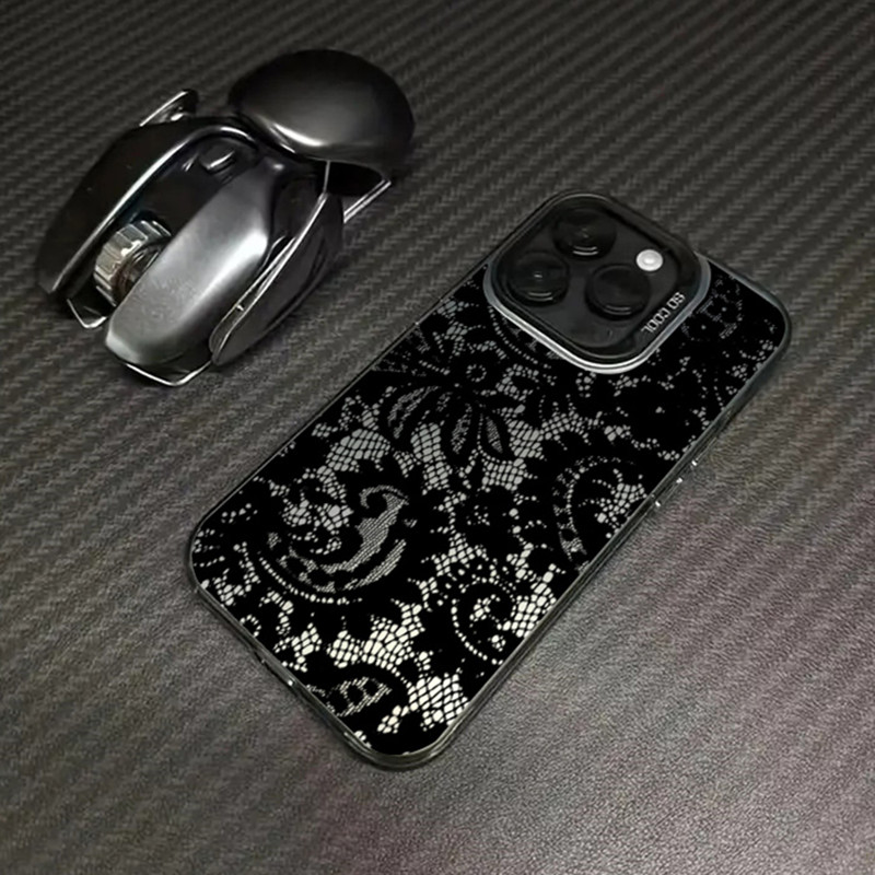 Black lace print New Hot Elect – Phone Cases Black recenzja i cena