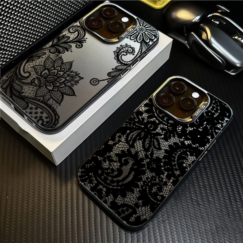 Black lace print New Hot Elect – Phone Cases Black recenzja i cena