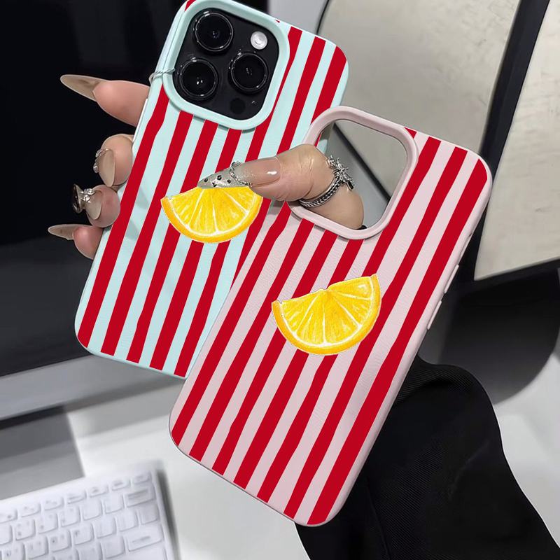 Fashion Lemon Pattern TPU Sili – Phone Cases For Iphone 12 Pro Max recenzja i cena