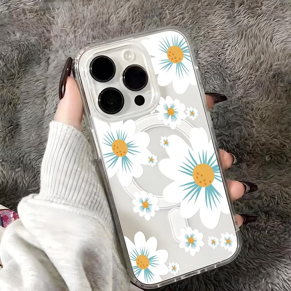 Floral Print Phone Case For iP – Phone Cases With Magsafe recenzja i cena