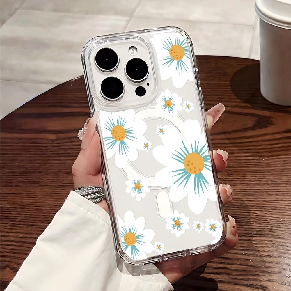 Floral Print Phone Case For iP – Phone Cases With Magsafe recenzja i cena