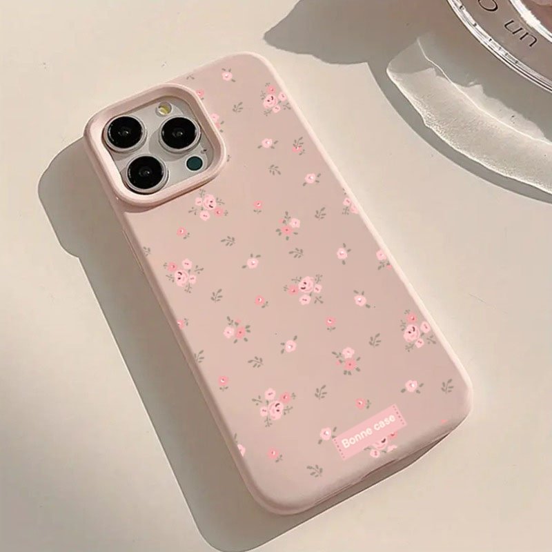 INS Korea Pink Flower Phone Ca – Phone Cases Pink recenzja i cena