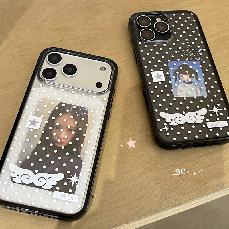 Ins Korean Girl Polka Dots Win – Phone Cases Girly recenzja i cena