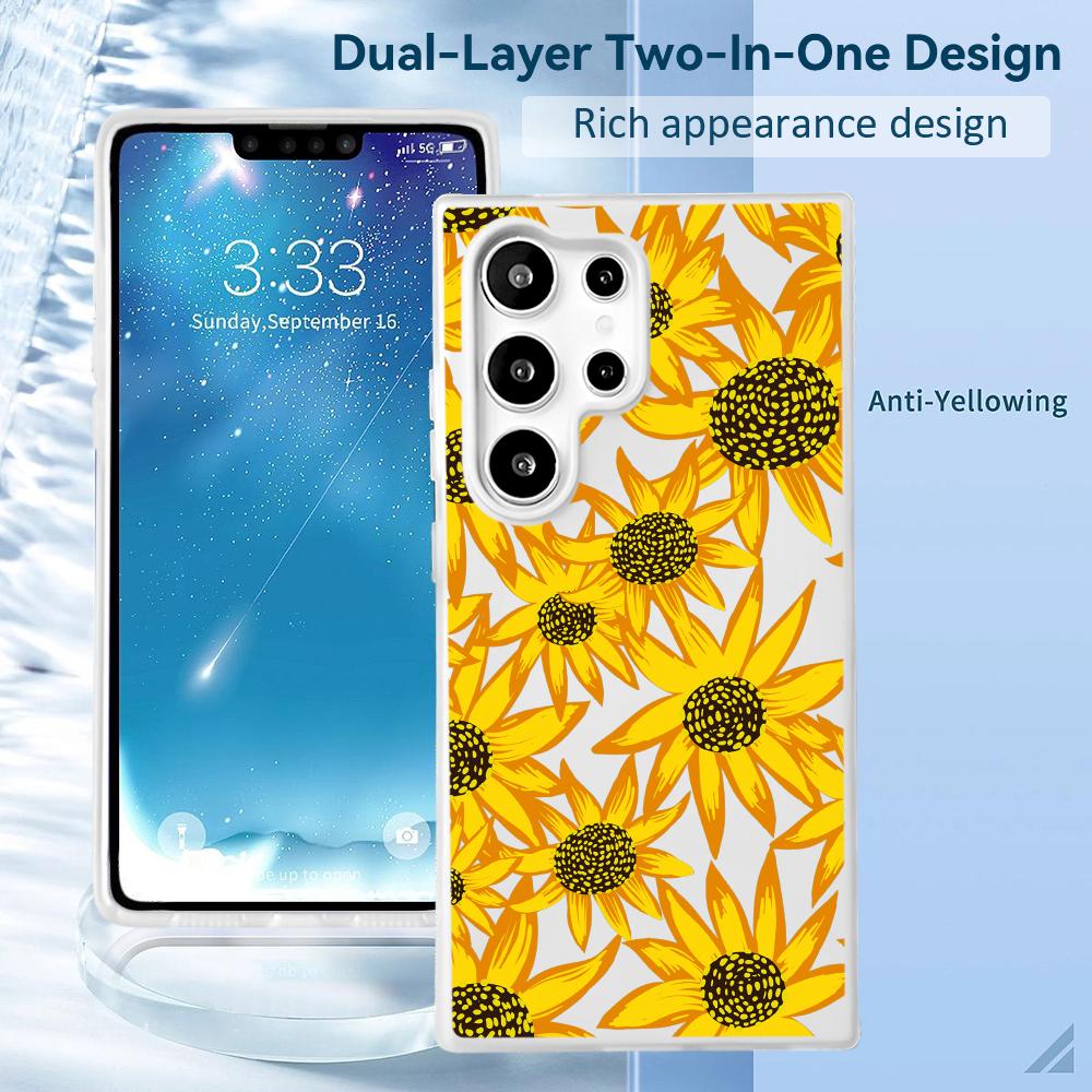 Yellow Sunflower Phone Case 2- – Phone Cases Yellow recenzja i cena