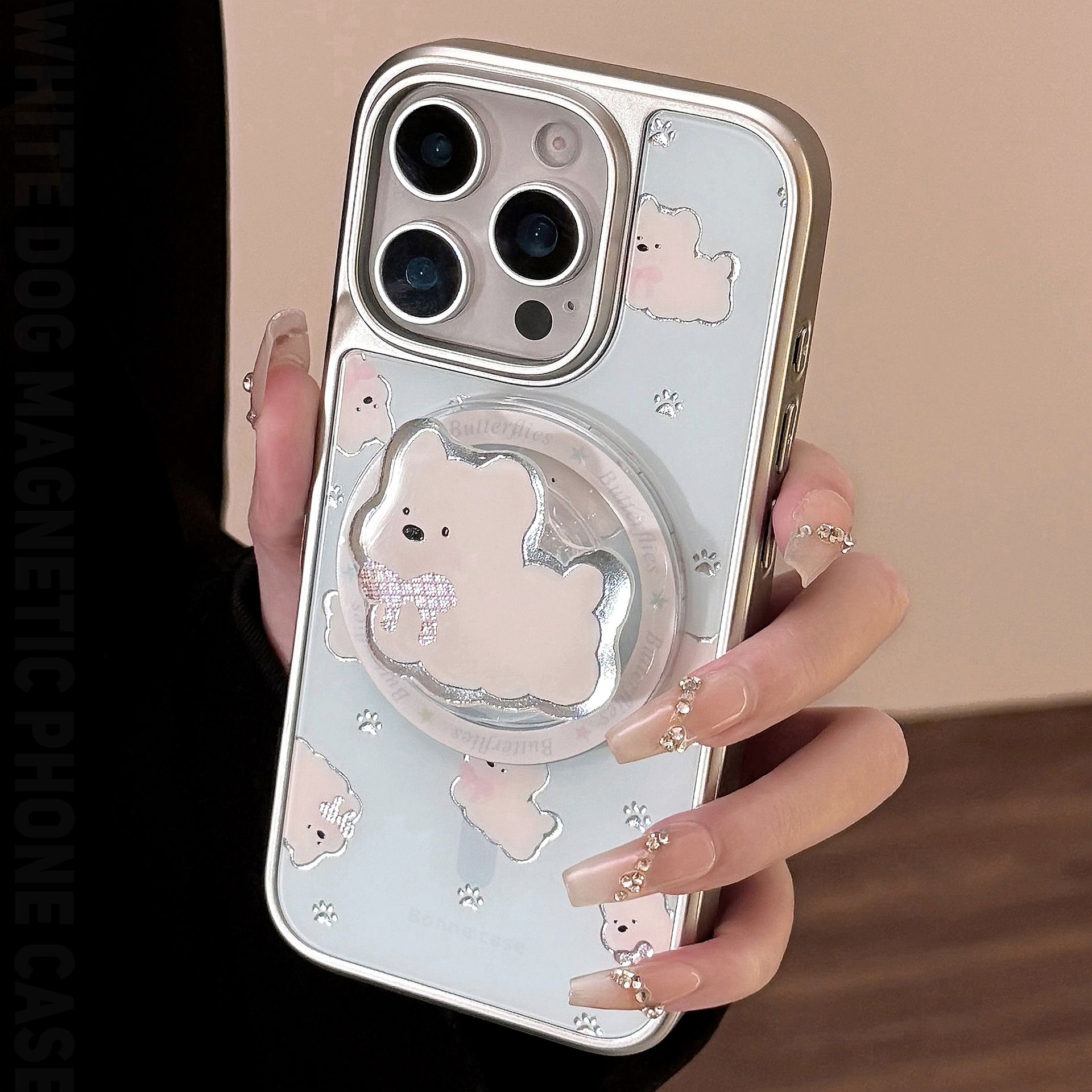 Korean Cute Cartoon Puppy Brac – Phone Cases Girly recenzja i cena
