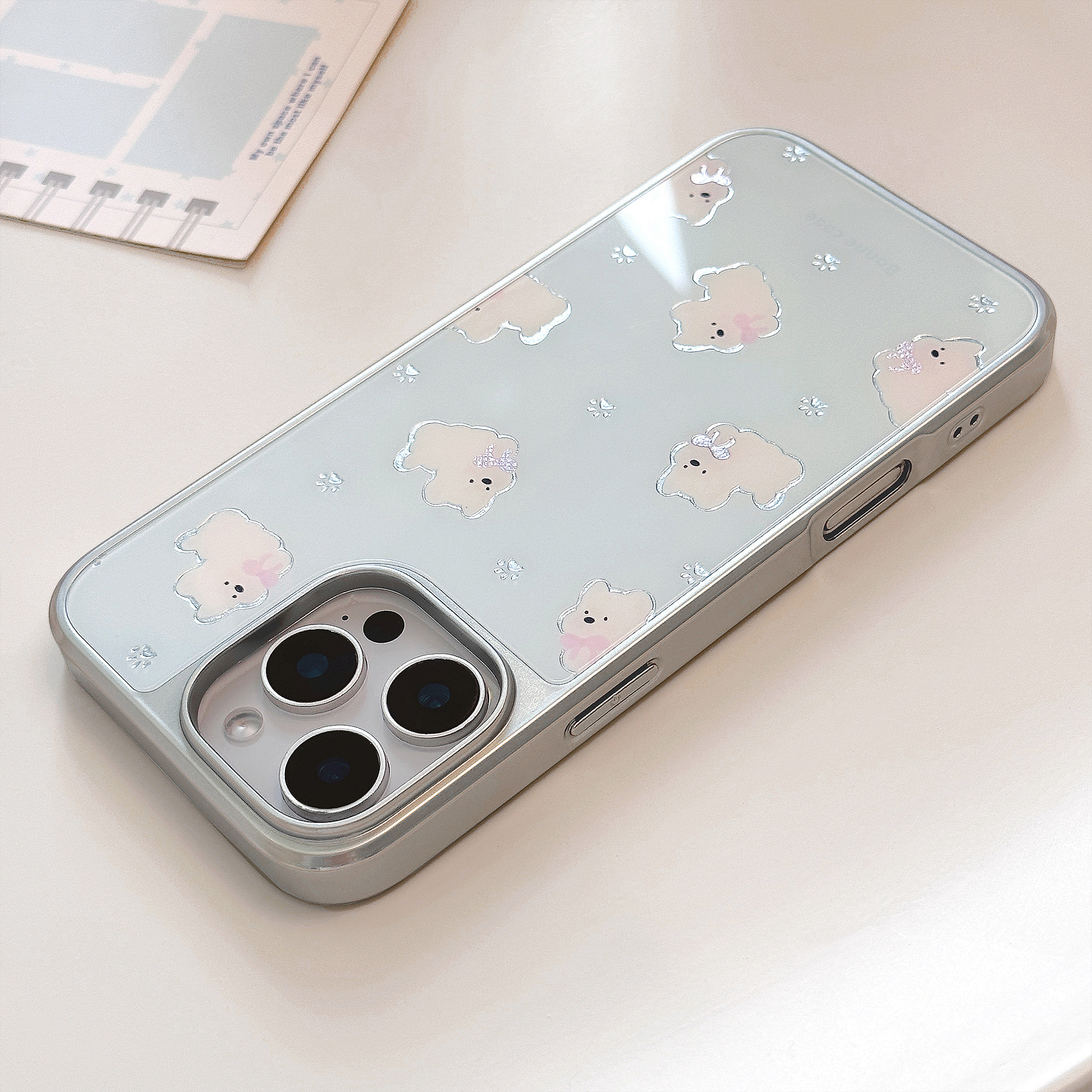 Korean Cute Cartoon Puppy Brac – Phone Cases Girly recenzja i cena